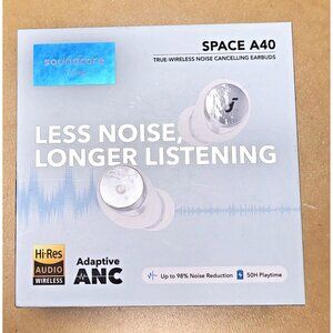 🔥🔥 Soundcore Anker Space A40 Active 50H Play Cancel Wireless Earbuds (White)